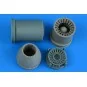 F-16C/D Block 30/40/50 exhaust nozzle - closed for Kinetic, 1/48 - ...