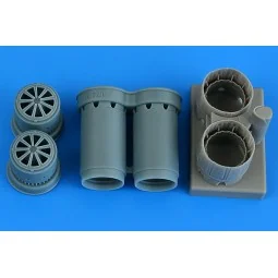 Rafale exhaust nozzles for Hobby Boss, 1/72 - Aires 7400
