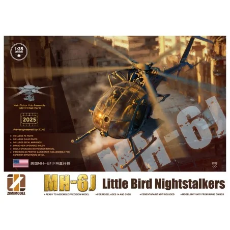 MH-6J Little Bird Nightstalkers, 1/35 - Zimi Model ZM50002