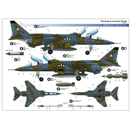 Sepecat Jaguar T.2/T.4, 1/48 - Kitty Hawk KH80105