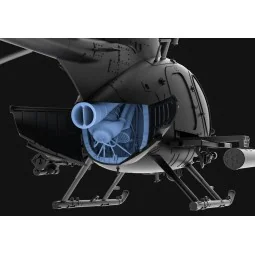 HELICOPTER ENGINE A/MH-6J LITTLE BIRD, 1/35 - Toucan Model TC3D040