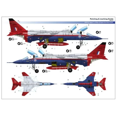 Sepecat Jaguar T.2/T.4, 1/48 - Kitty Hawk KH80105