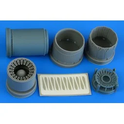 Mitsubishi F-2A/B exhaust nozzle - opened for Hasegawa, 1/48 - Aire... 2