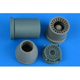 F-16C/D Block 30/40/50 exhaust nozzle - closed for Kinetic, 1/48 - ... 2