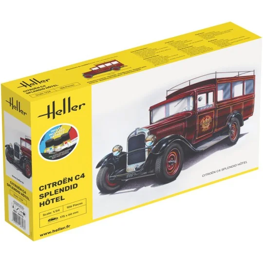 STARTER KIT Citroen C4 "Splendid Hotel", 1/24 - Heller 56713
