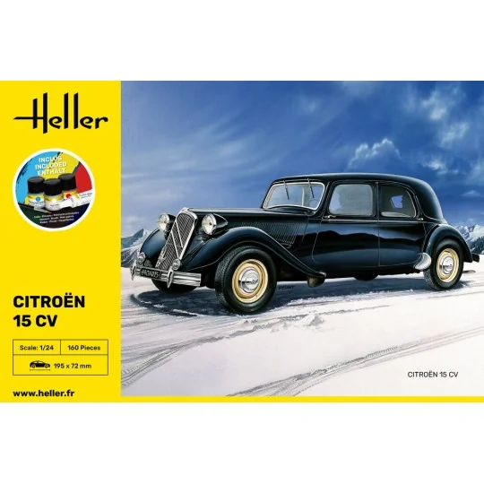 STARTER KIT Citroen 15 CV, 1/24 - Heller 56763