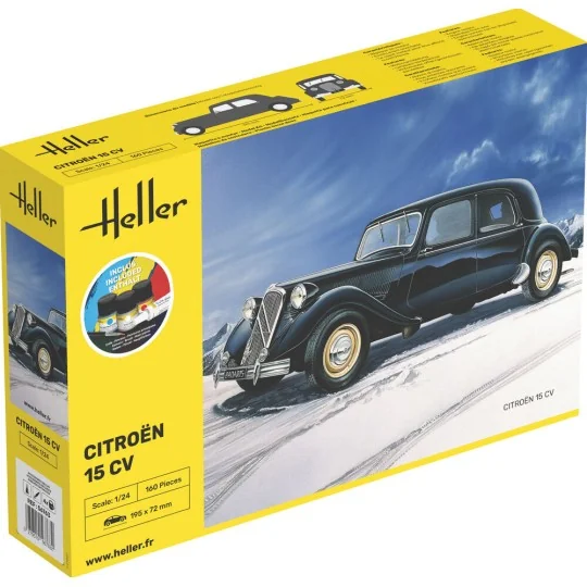 STARTER KIT Citroen 15 CV, 1/24 - Heller 56763