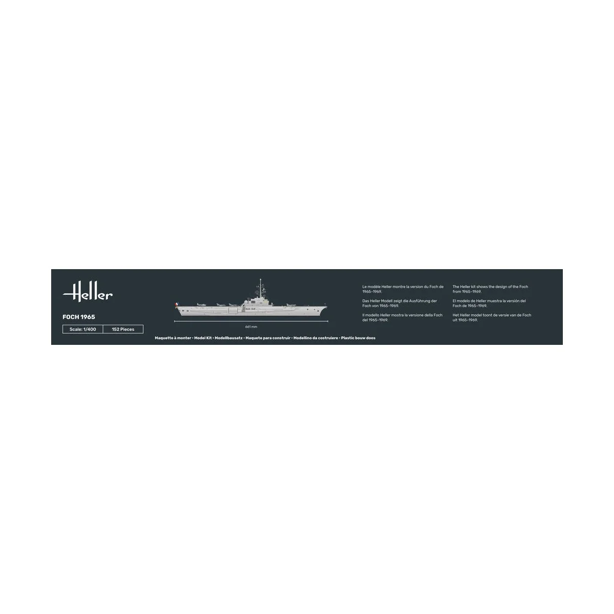 STARTER KIT Foch, 1/400 - Heller 57071