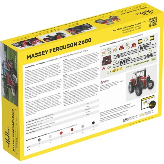 STARTER KIT Massey Ferguson 2680, 1/24 - Heller 57402