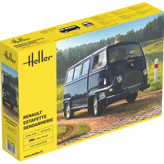Renault Estafette Gendarmerie, 1/24 - Heller 80742