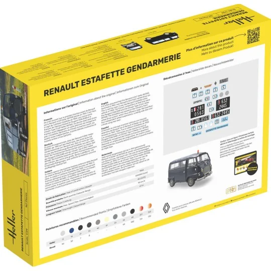Renault Estafette Gendarmerie, 1/24 - Heller 80742