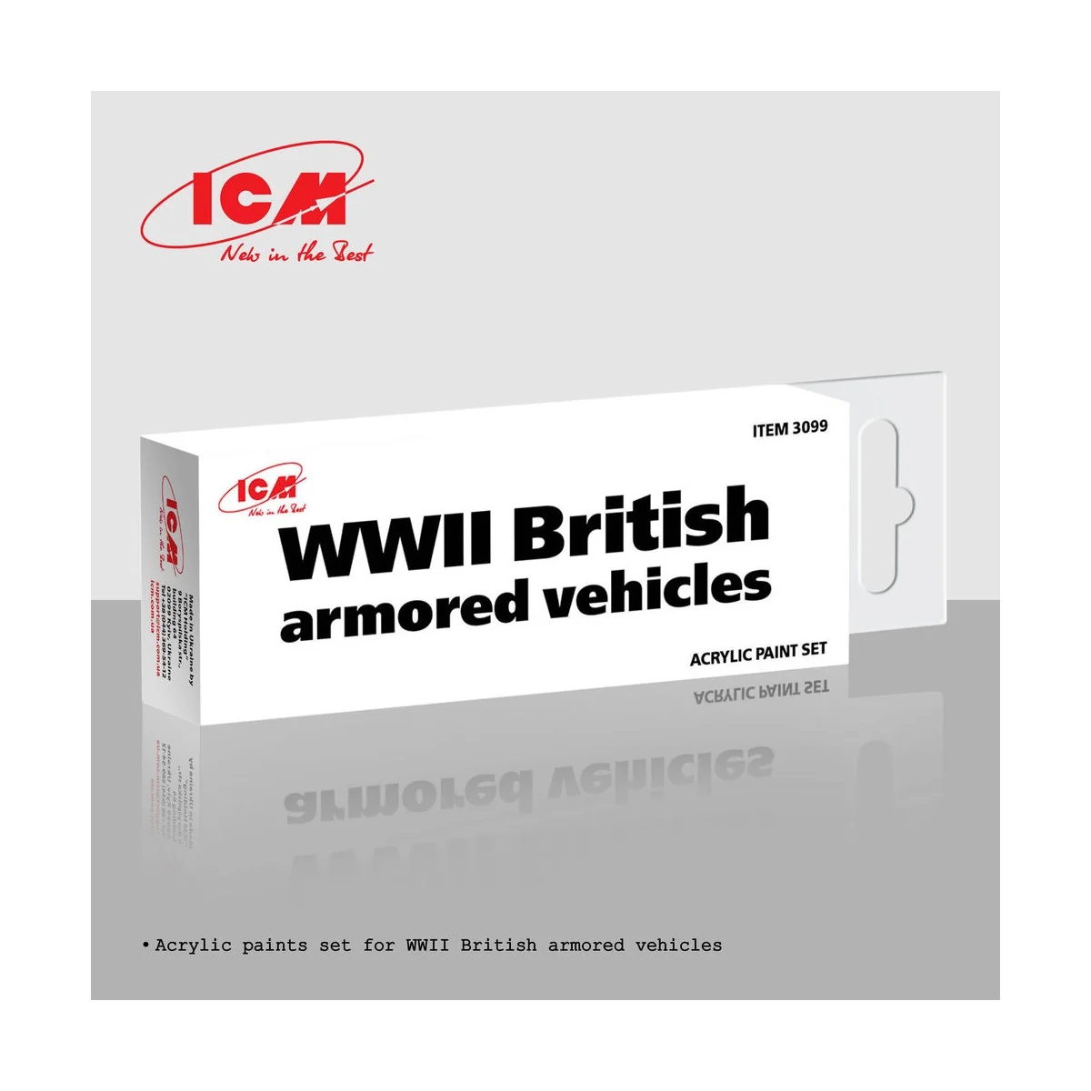 WWII British armored vehicles - ICM 3099