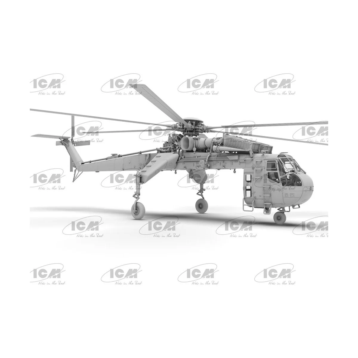 Sikorsky CH-54A Tarhe, US Heavy Helicopter (100% new moulds), 1/72 ...