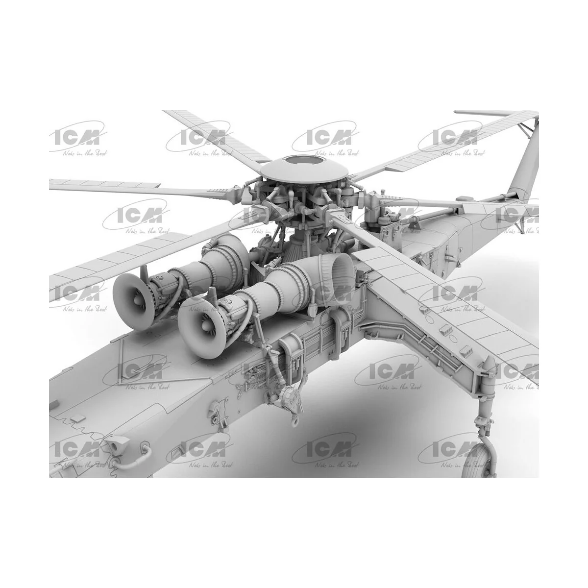 Sikorsky CH-54A Tarhe, US Heavy Helicopter (100% new moulds), 1/72 ...