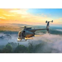 AH-6J Little Bird, US Special Forces Attack Helicopter, 1/48 - ICM ... 2