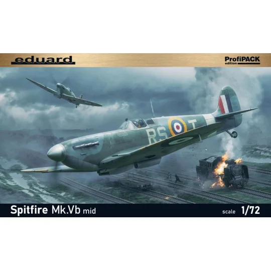 Spitfire Mk.Vb mid, 1/72 - Eduard Plastic Kits 70206