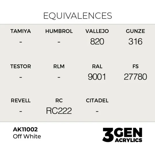 Offwhite 17ml - AK Interactive AK11002