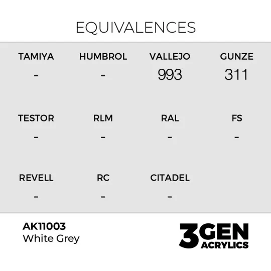 White Grey 17ml - AK Interactive AK11003