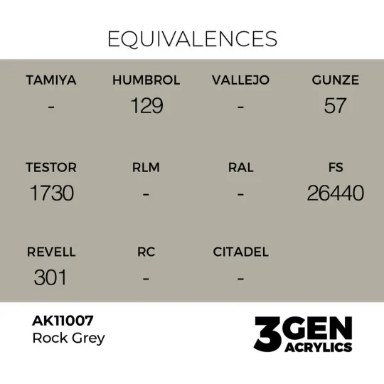 Rock Grey 17ml - AK Interactive AK11007