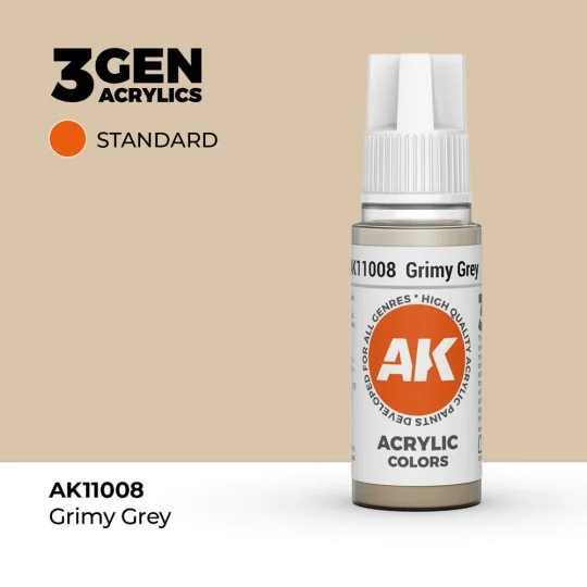 Grimy Grey 17ml - AK Interactive AK11008