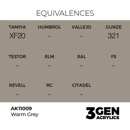 Warm Grey 17ml - AK Interactive AK11009