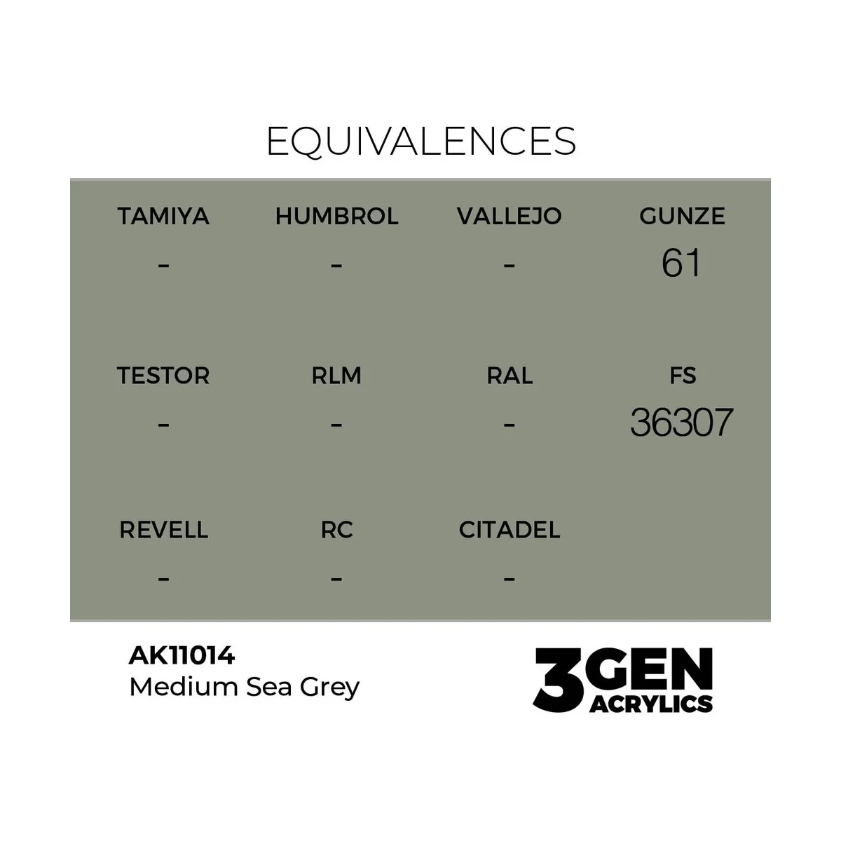 Medium Sea Grey 17ml - AK Interactive AK11014