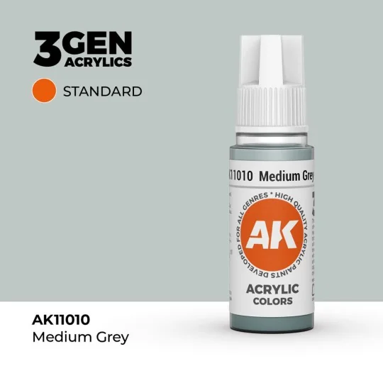 Medium Grey 17ml - AK Interactive AK11010