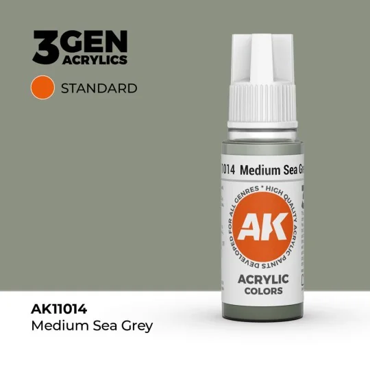 Medium Sea Grey 17ml - AK Interactive AK11014