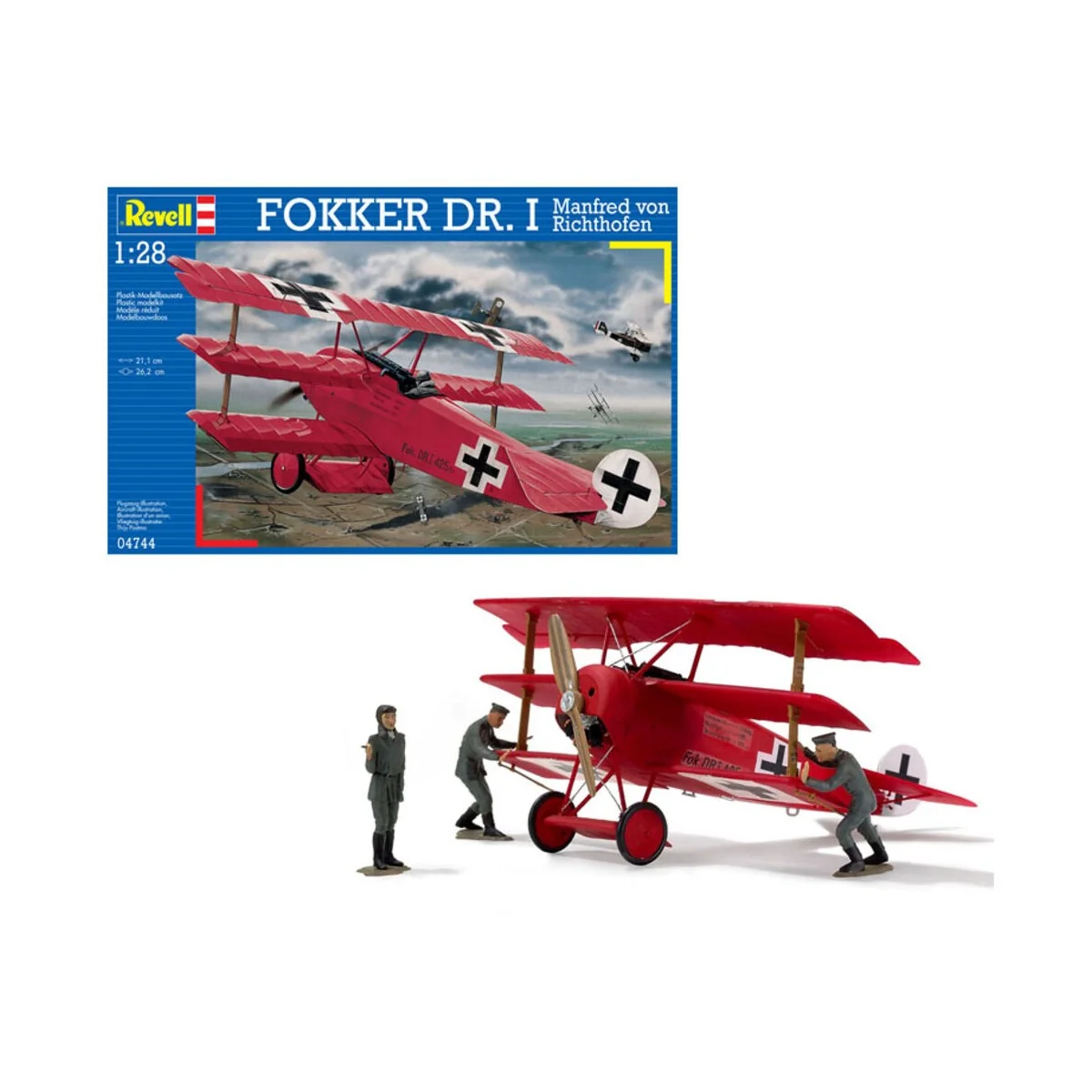 Fokker Dr.I "Richthofen, 1/28 - Revell 04744