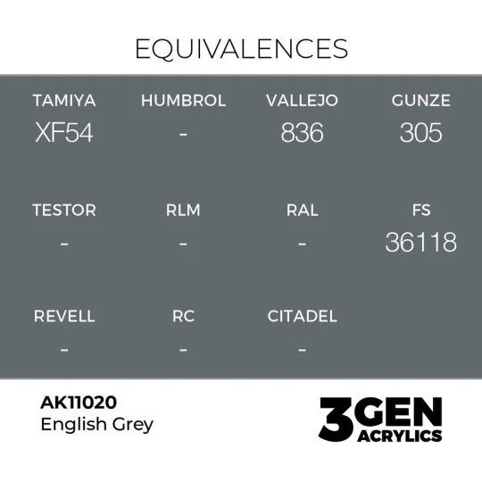 Inglés Grey 17ml - AK Interactive AK11020
