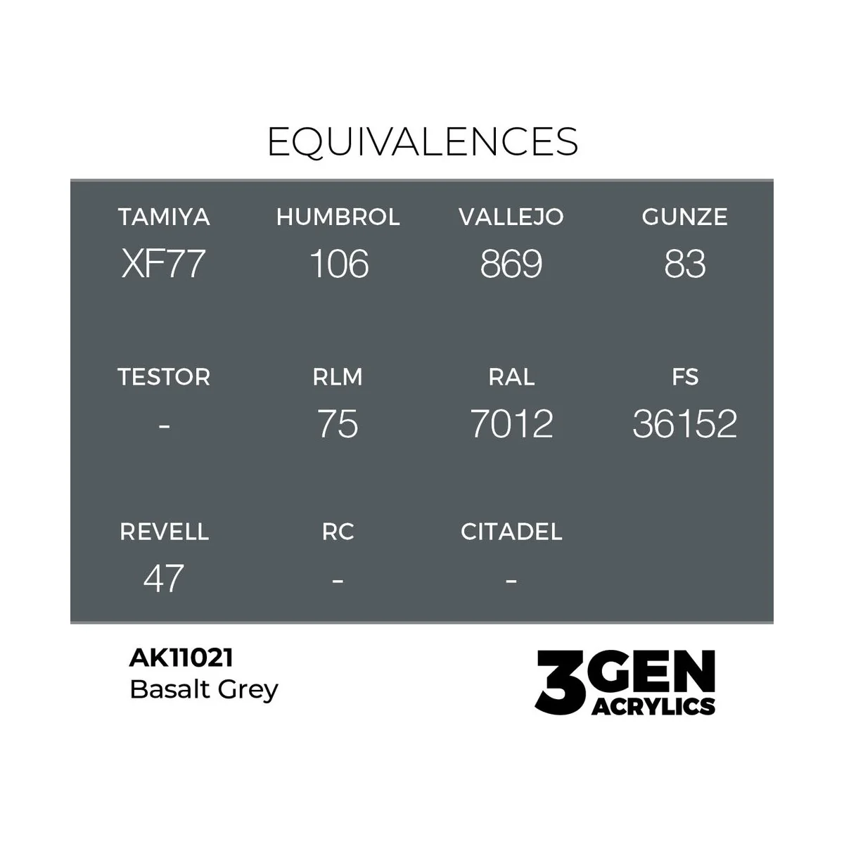 Basalt Grey 17ml - AK Interactive AK11021