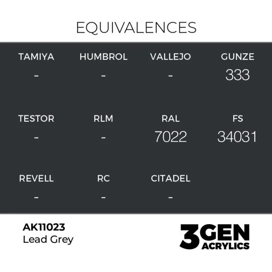 Lead Grey 17ml - AK Interactive AK11023