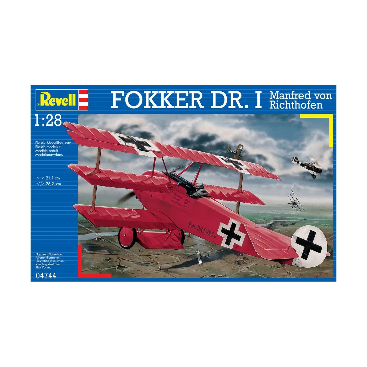 Fokker Dr.I "Richthofen, 1/28 - Revell 04744