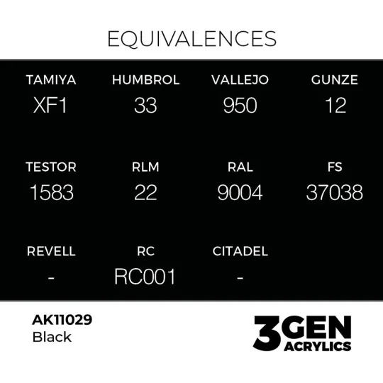 Black 17ml - AK Interactive AK11029