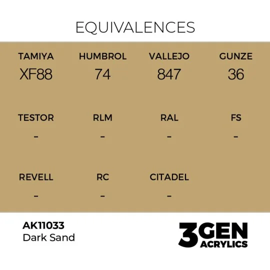 Dark Sand 17ml - AK Interactive AK11033