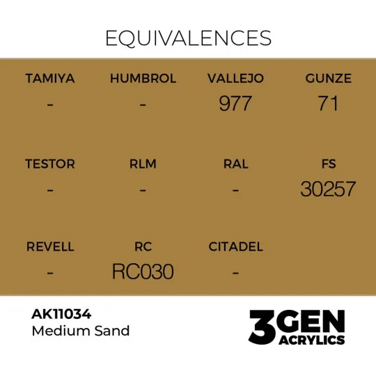Medium Sand 17ml - AK Interactive AK11034