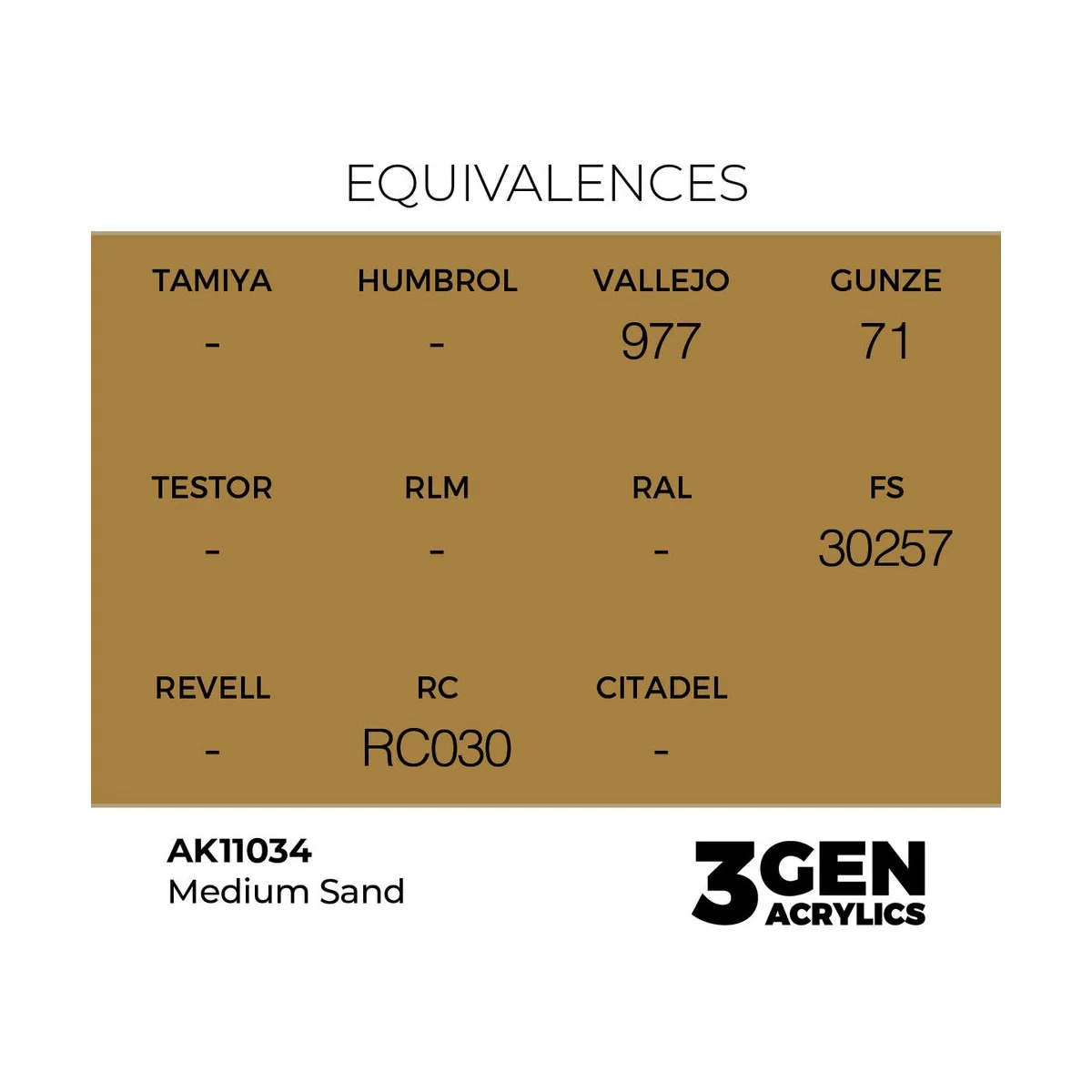 Medium Sand 17ml - AK Interactive AK11034