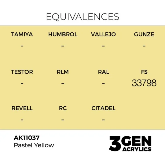 Pastel Yellow 17ml - AK Interactive AK11037