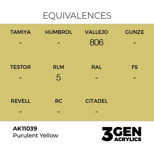 Purulent Yellow 17ml - AK Interactive AK11039