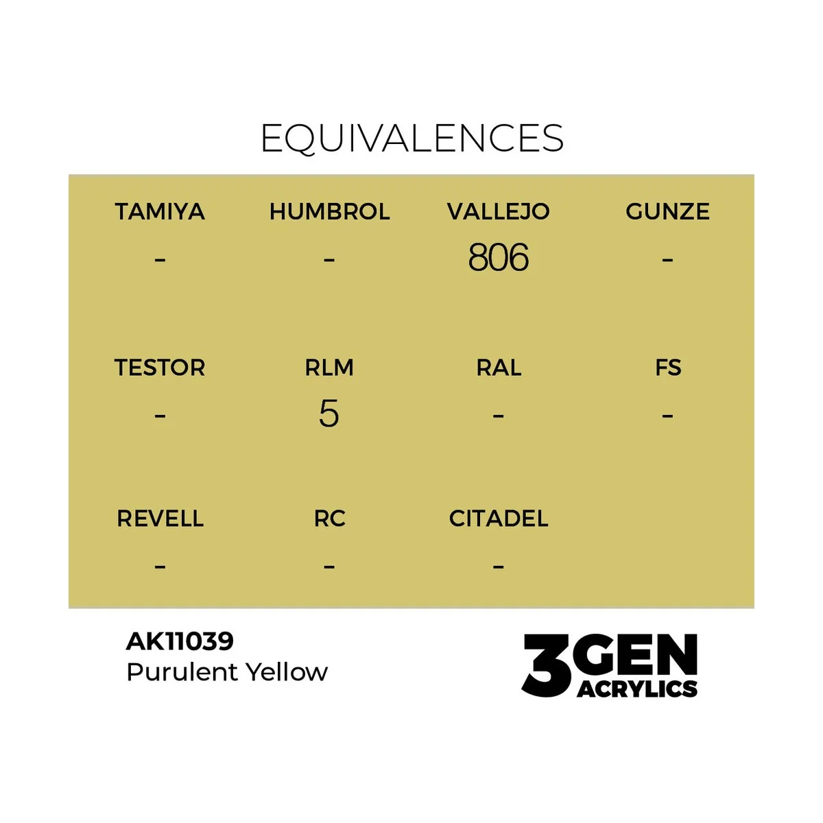Purulent Yellow 17ml - AK Interactive AK11039