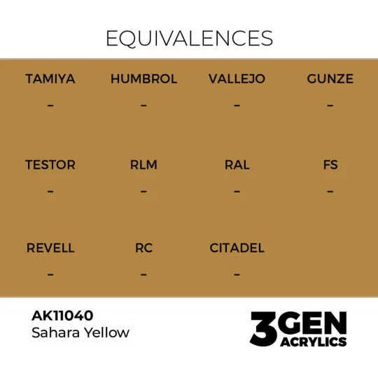 Sahara Yellow 17ml - AK Interactive AK11040