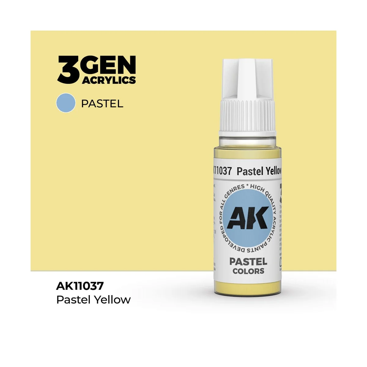 Pastel Yellow 17ml - AK Interactive AK11037