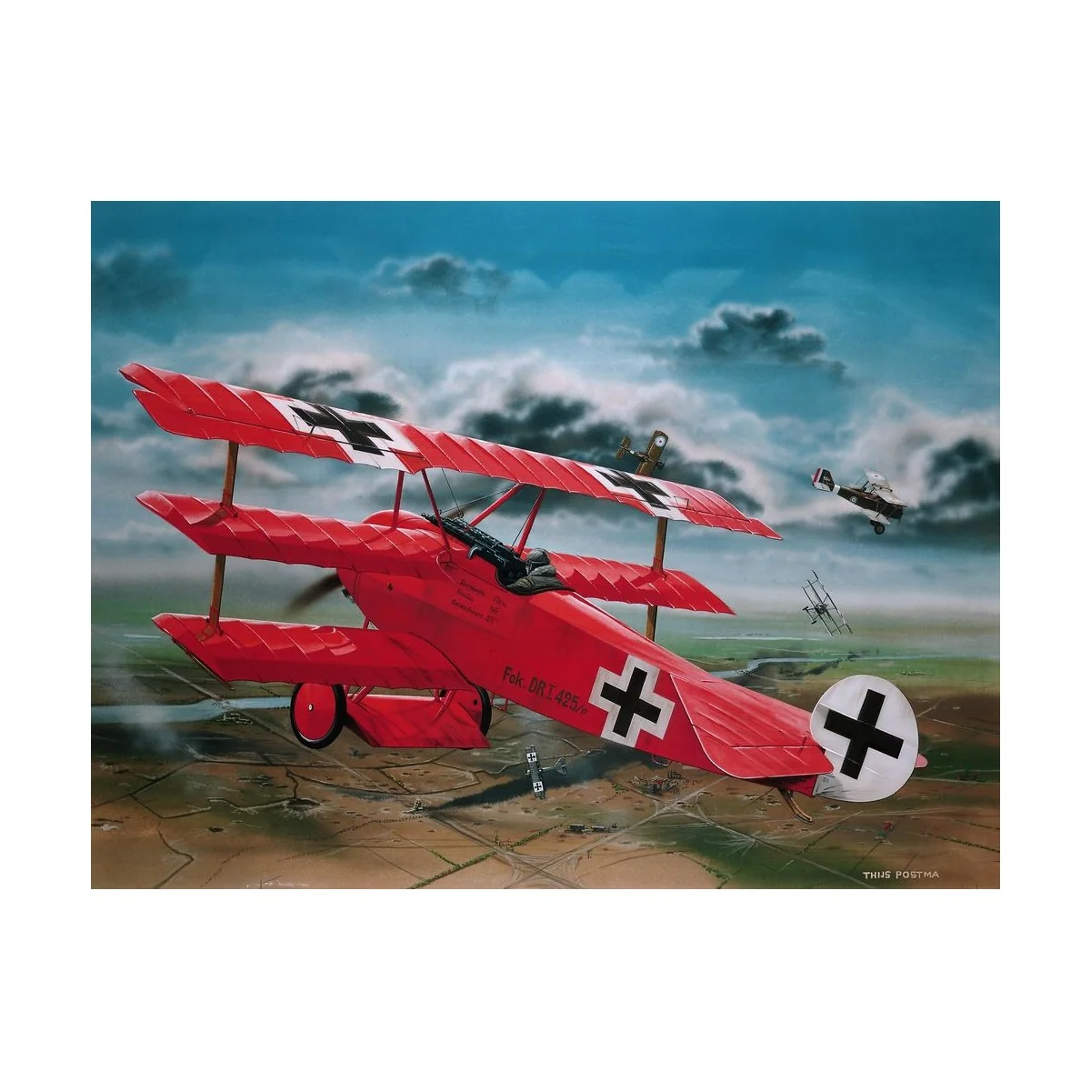 Fokker Dr.I "Richthofen, 1/28 - Revell 04744