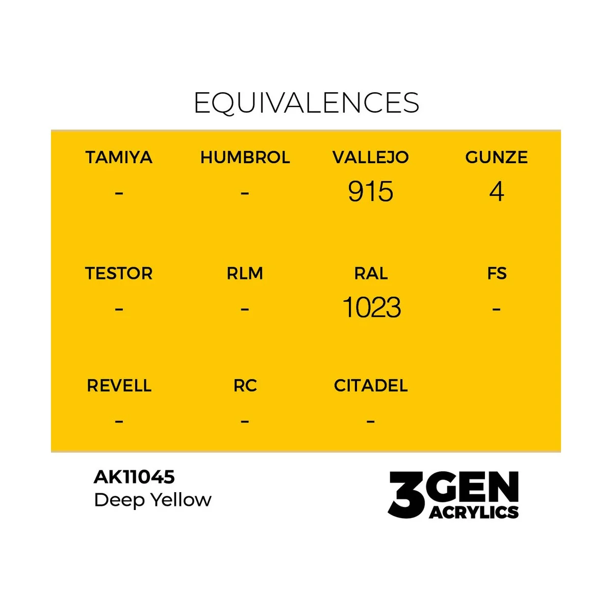 Deep Yellow 17ml - AK Interactive AK11045
