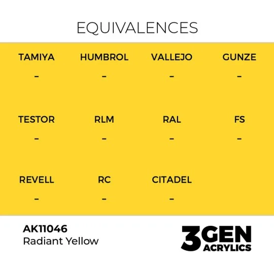 Radiant Yellow 17ml - AK Interactive AK11046