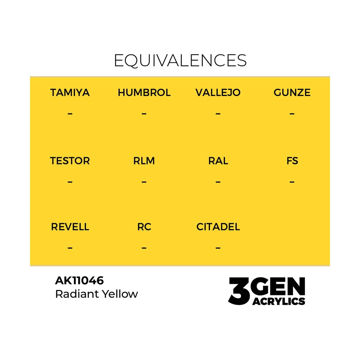 Radiant Yellow 17ml - AK Interactive AK11046