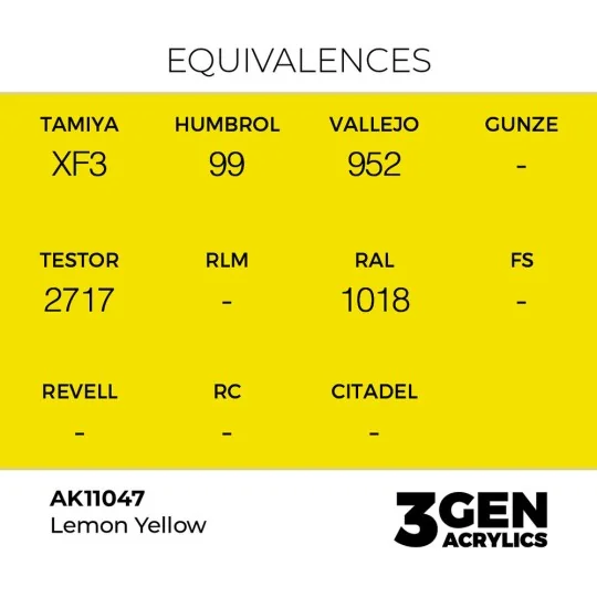 Lemon Yellow 17ml - AK Interactive AK11047