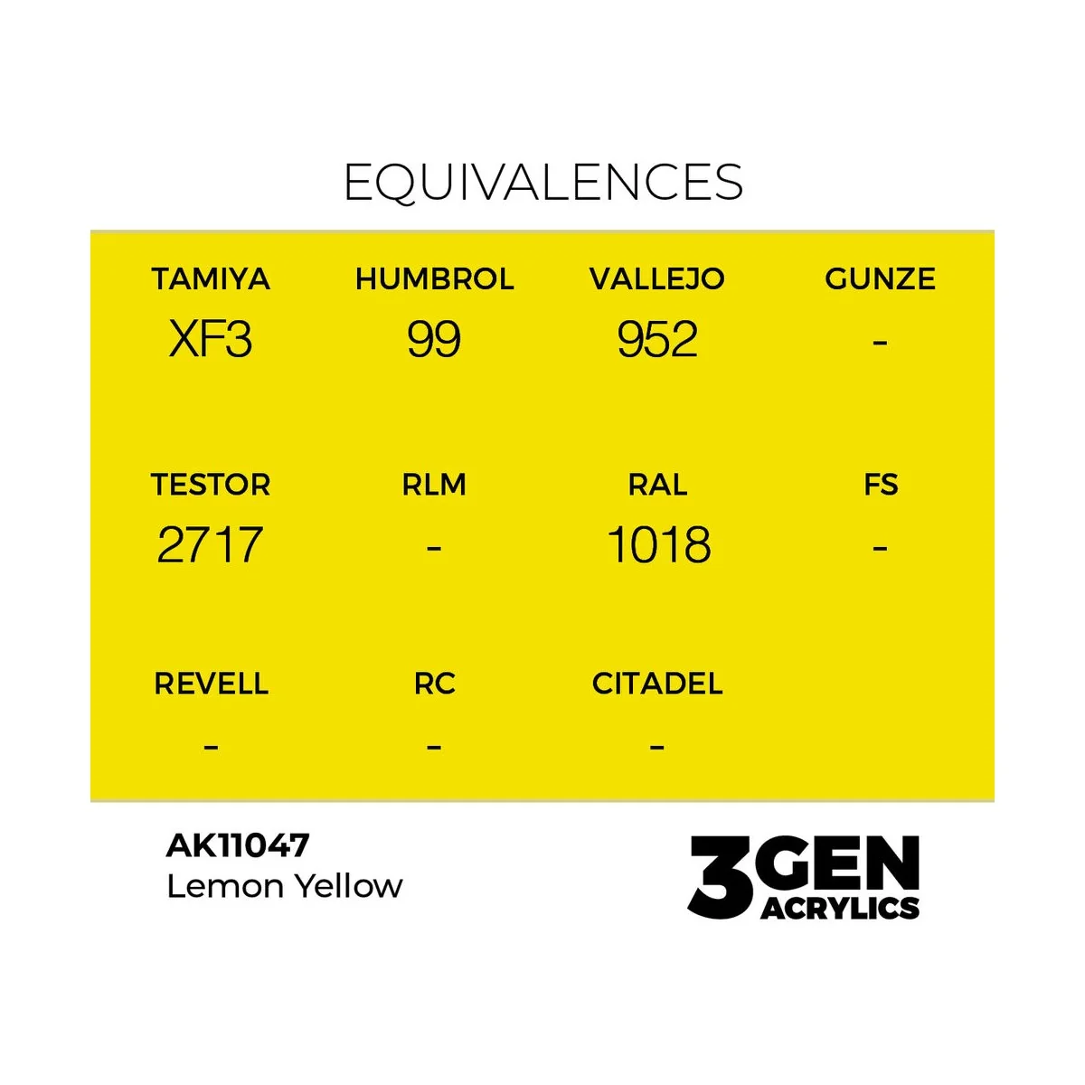 Lemon Yellow 17ml - AK Interactive AK11047