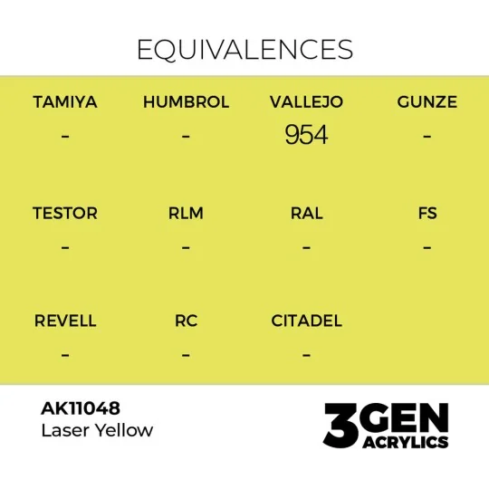 Laser Yellow 17ml - AK Interactive AK11048