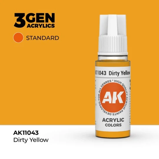 Dirty Yellow 17ml - AK Interactive AK11043